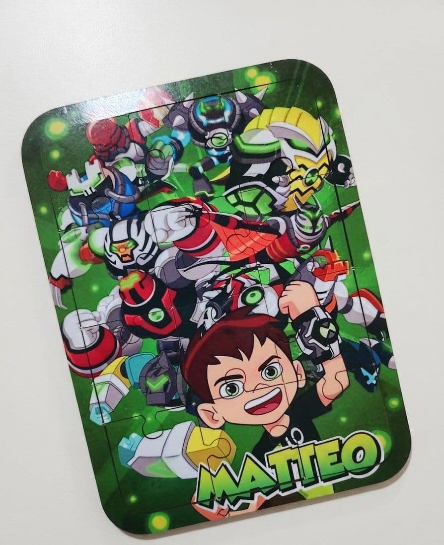 Quebra-cabeça personalizado 12 pcs