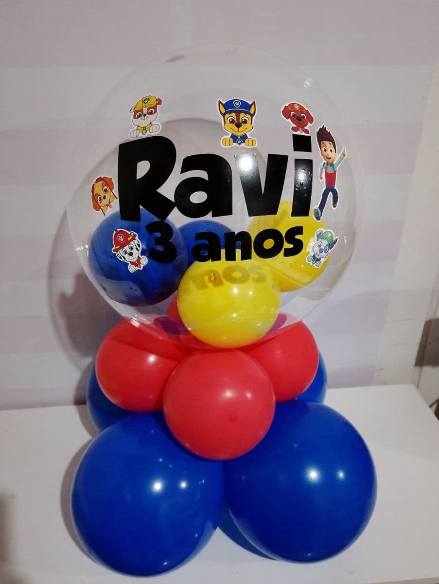 Balões bubble temática infantil